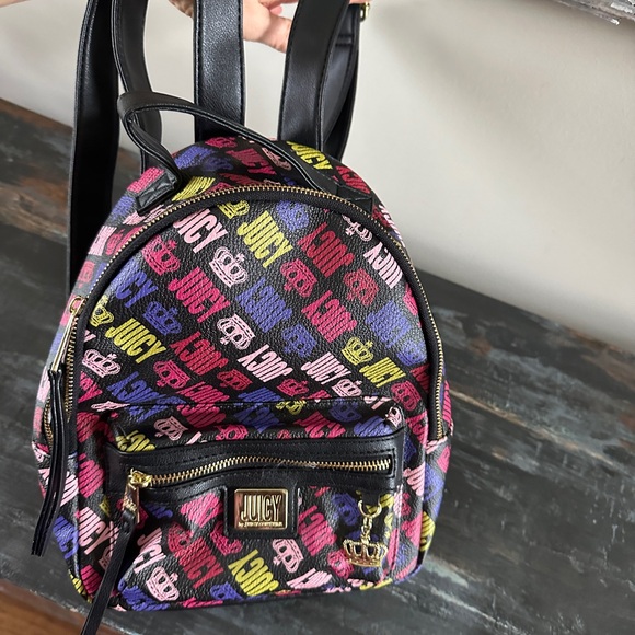 Juicy Couture Handbags - Juicy Couture Multicolor Mini Backpack
